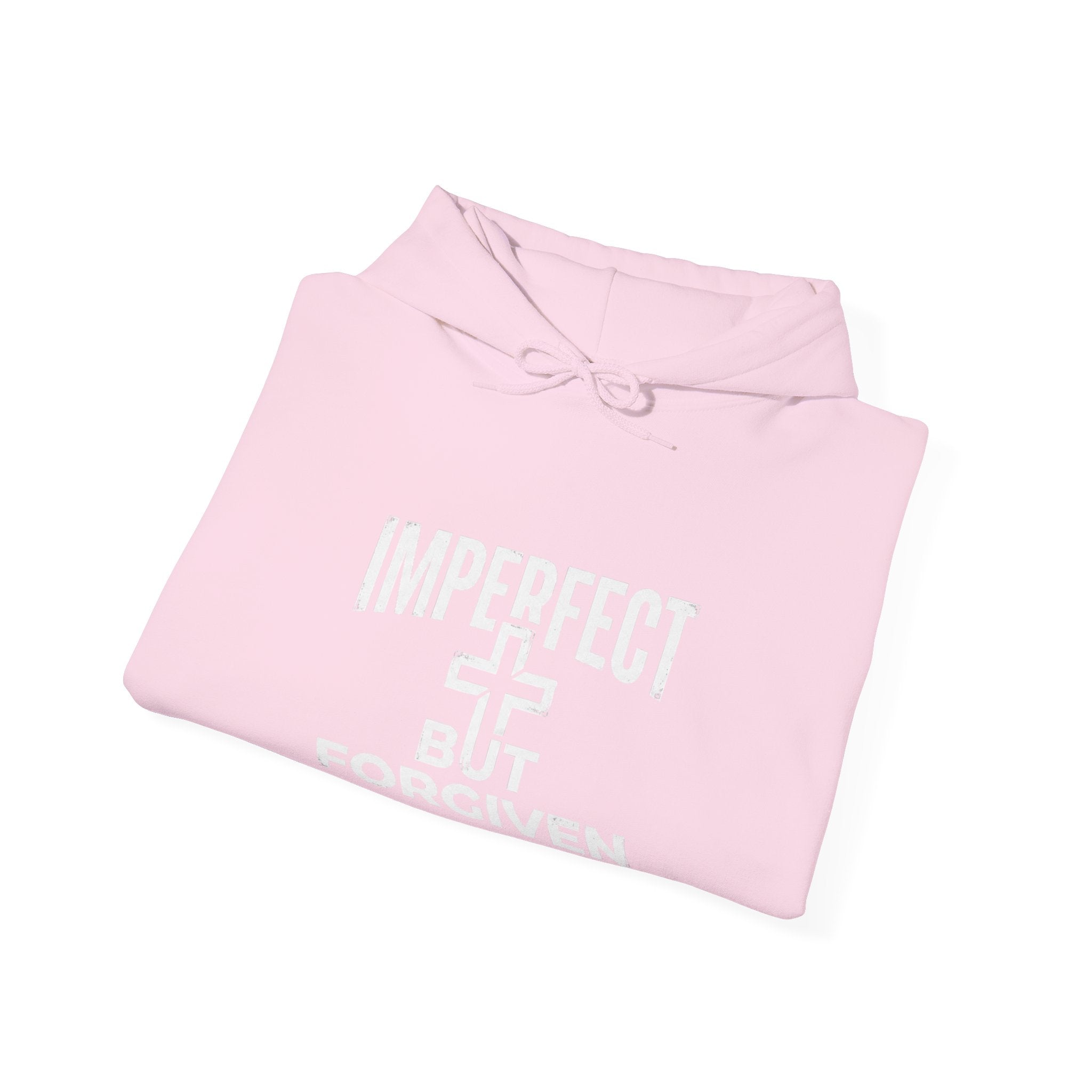 Imperfect But Forgiven Hoodie – Christian Faith Hoodie