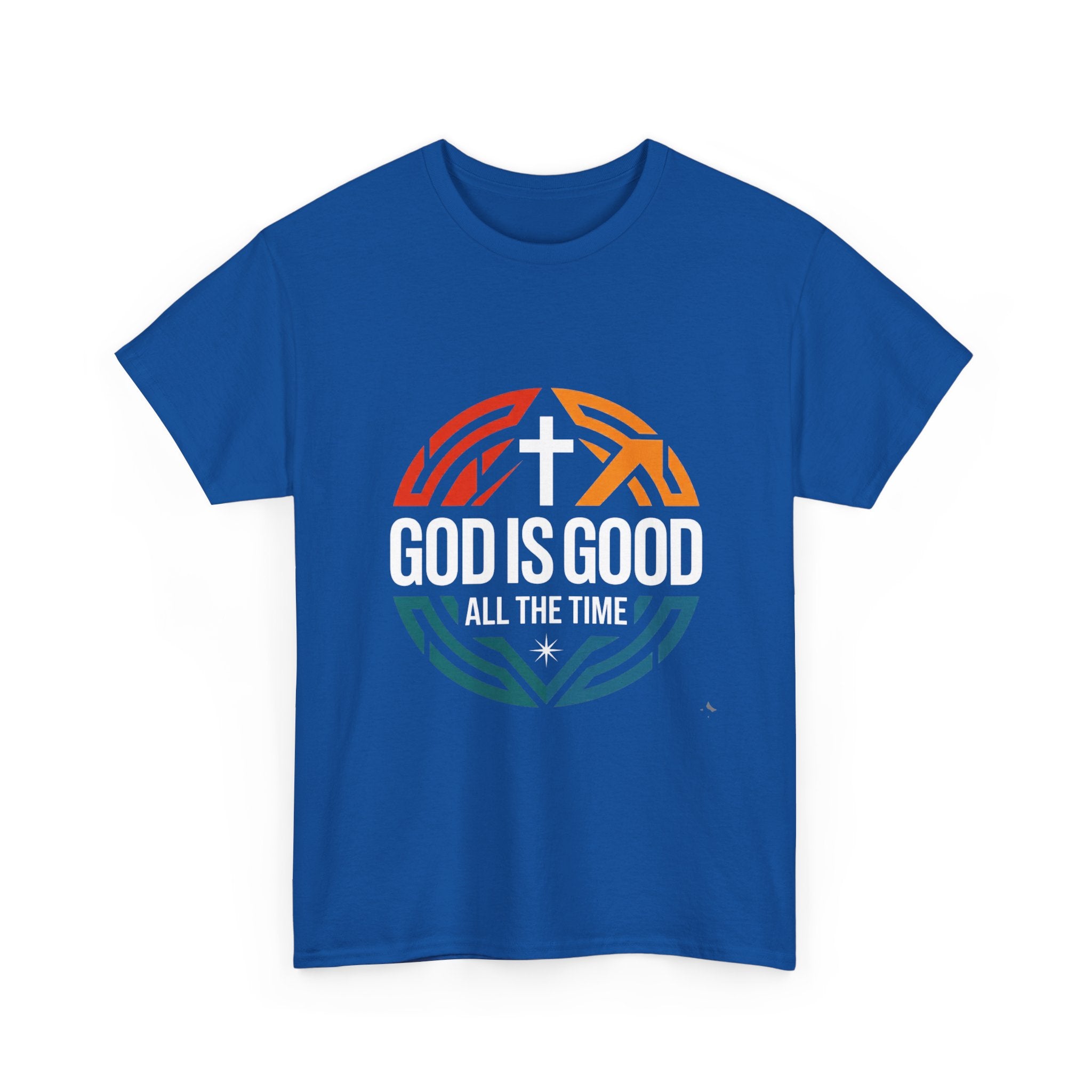 God Is Good All The Time T-Shirt — Christian Faith Cross Tee USA