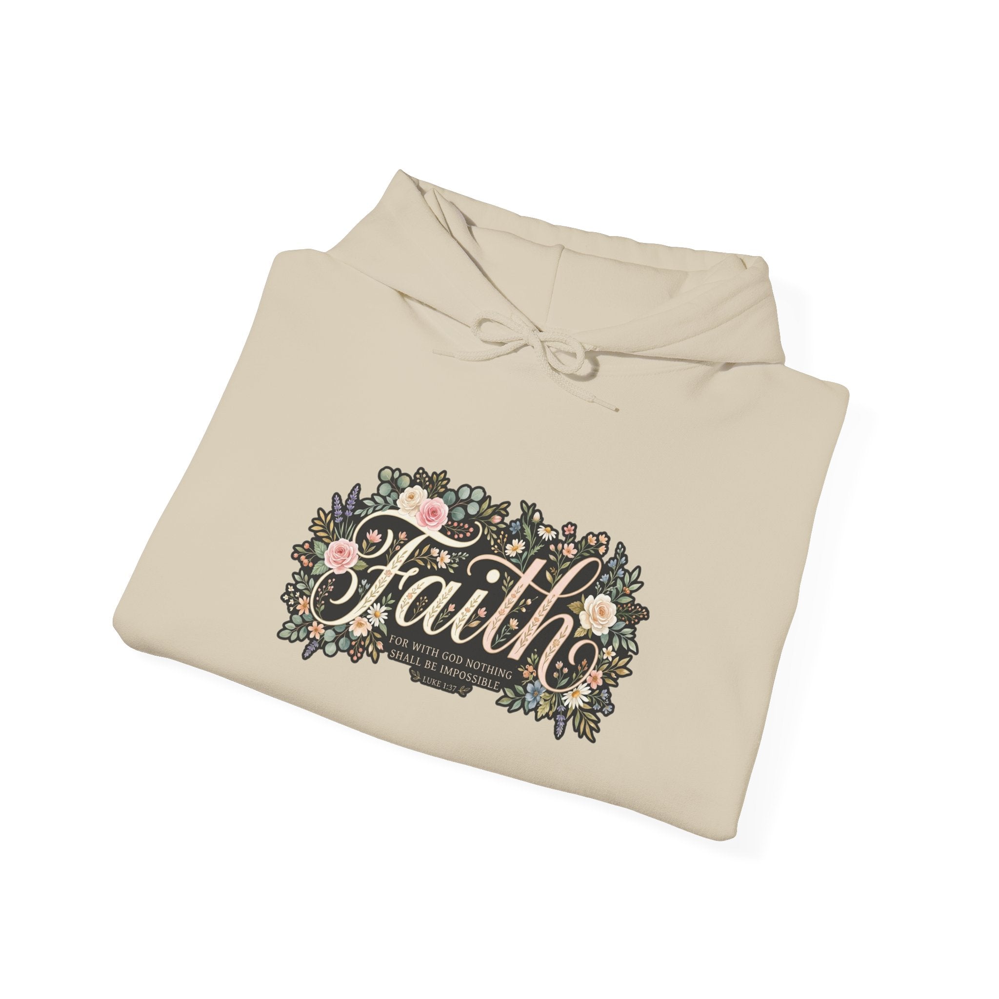 Faith Floral Hoodie