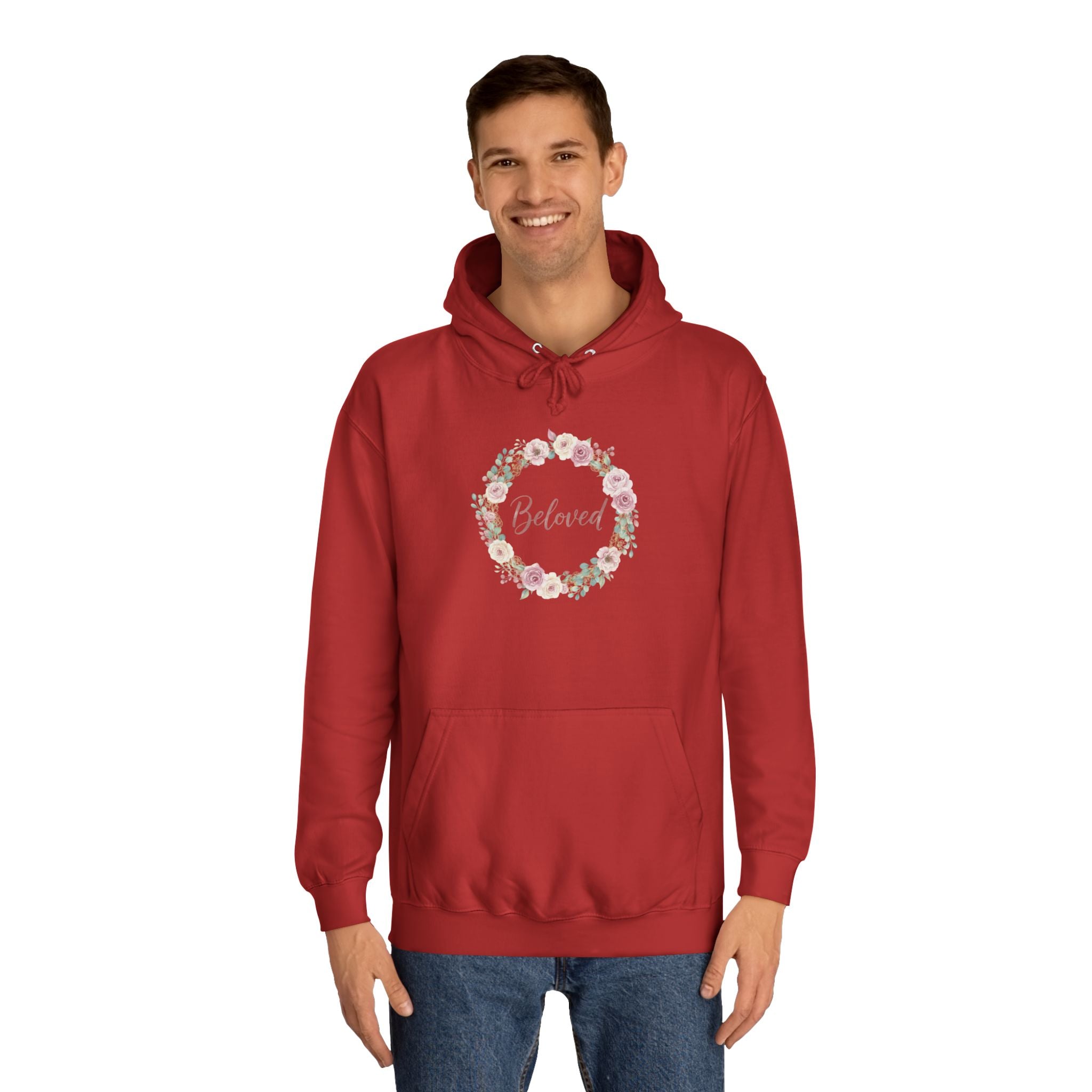 Floral Wreath Beloved Hoodie