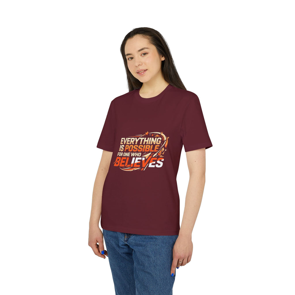 Everything Is Possible Believe T-Shirt — Inspirational Motivational Tee