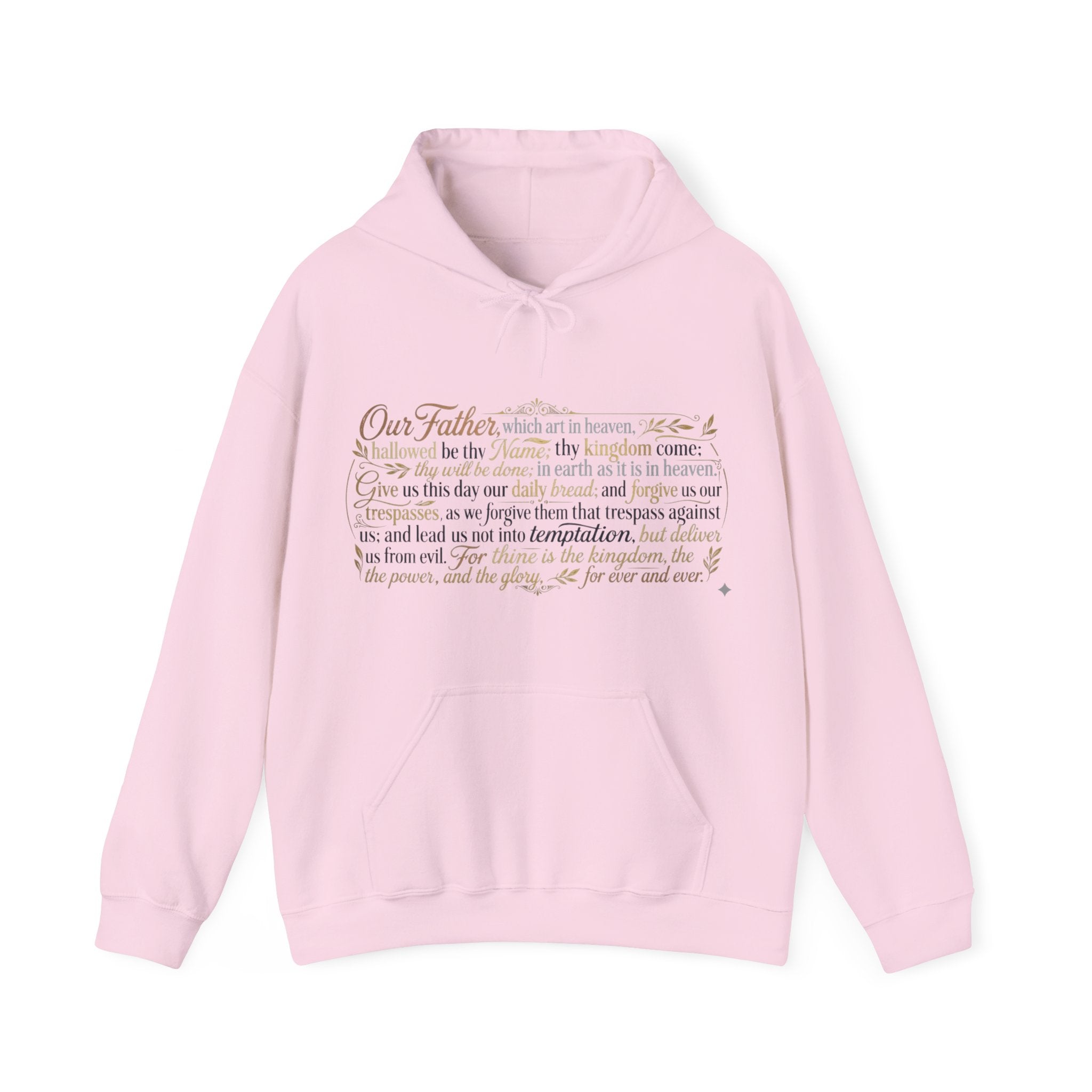 Lord's Prayer Scripture Hoodie | Faith Christian Prayer Pullover
