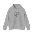 Christian Heart Cross Hoodie