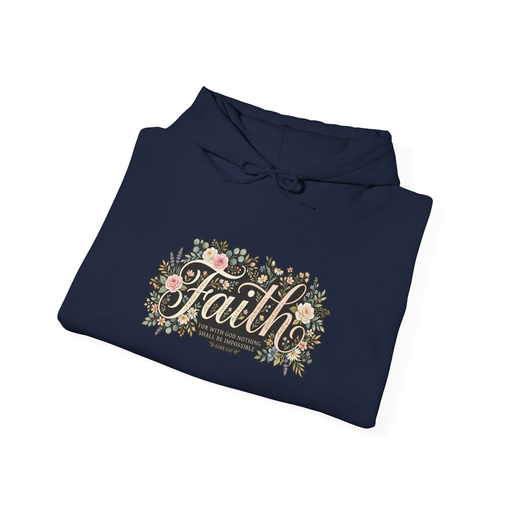 Faith Floral Hoodie