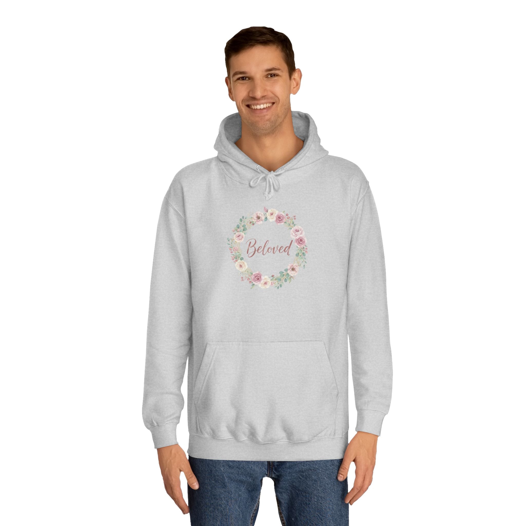 Floral Wreath Beloved Hoodie