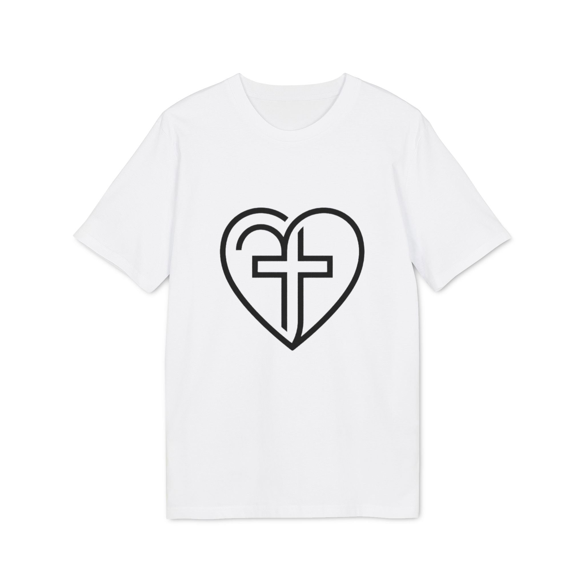 Christian Heart Cross T-Shirt — Faith Graphic Tee