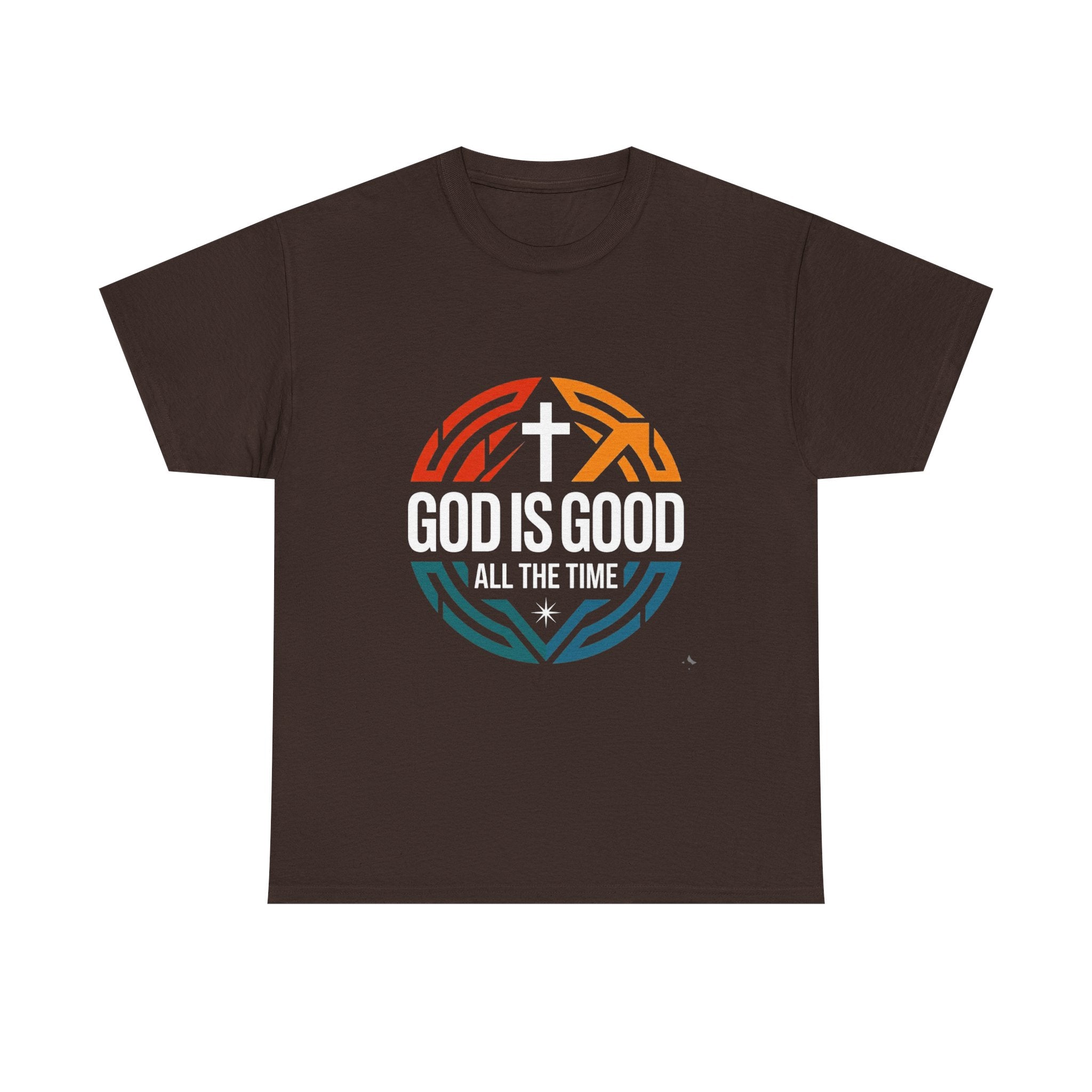 God Is Good All The Time T-Shirt — Christian Faith Cross Tee USA