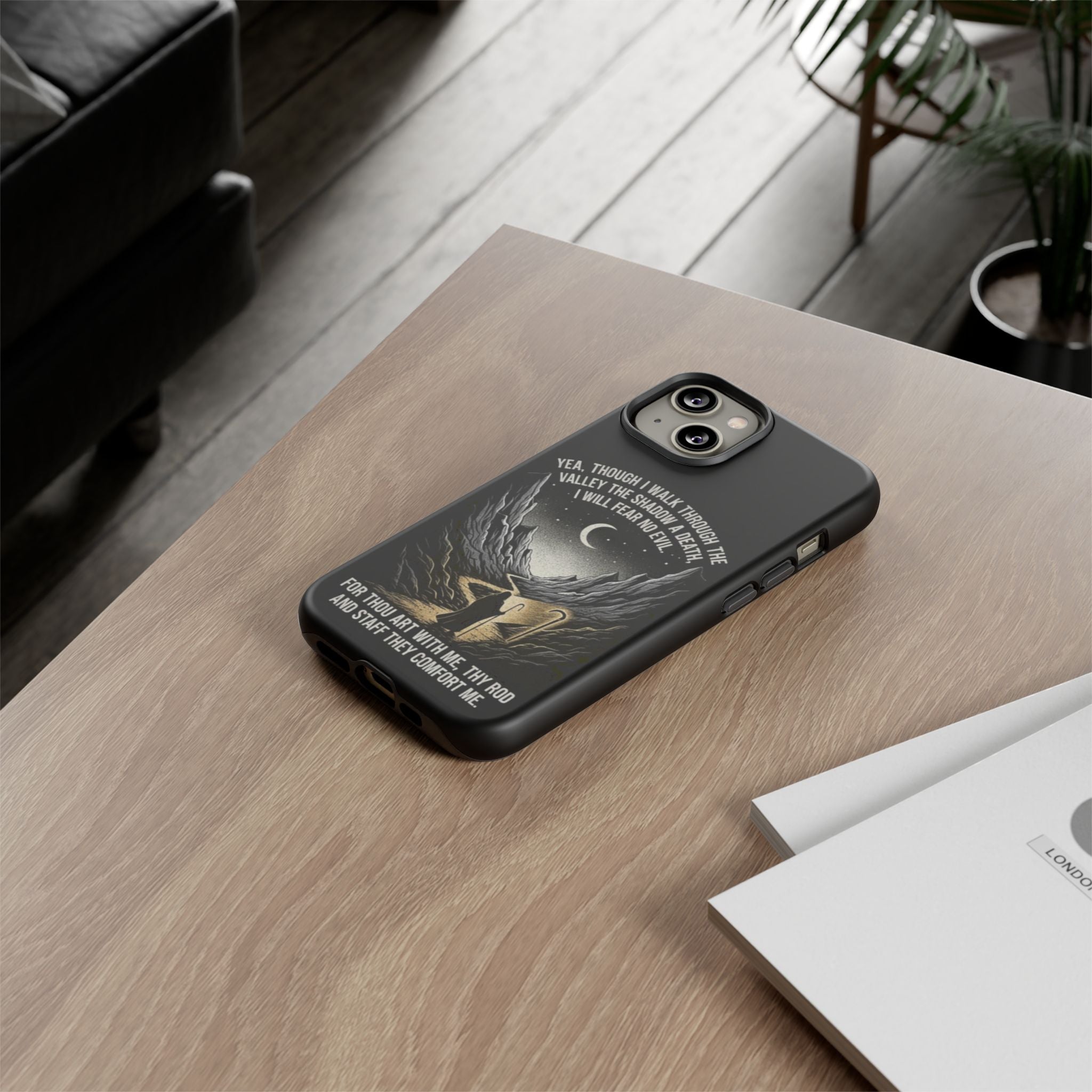 Psalm 23 Shepherd Silhouette phone case | Tough Cases