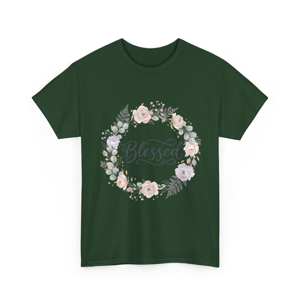Blessed Floral Tee Christian Inspirational T-Shirt