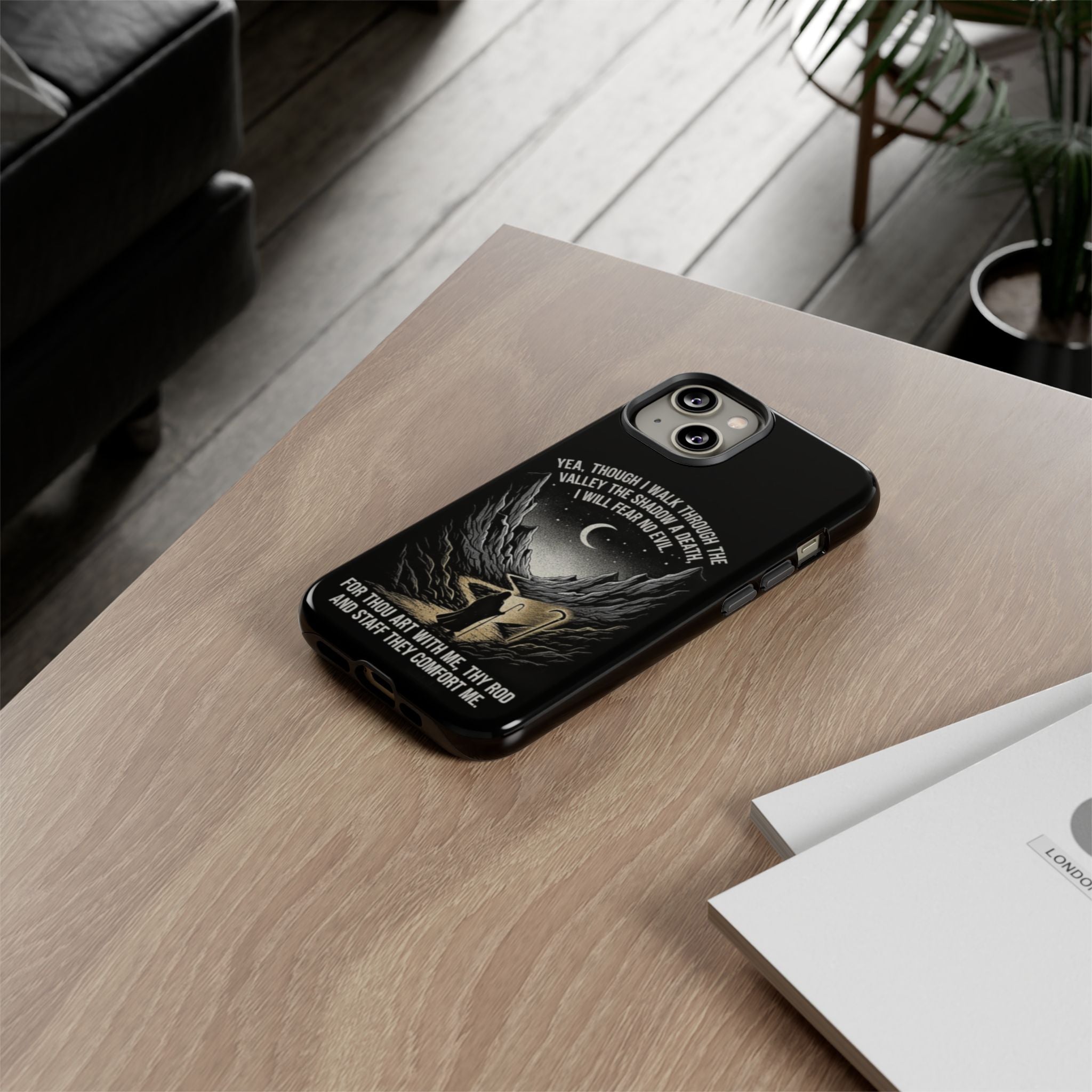 Psalm 23 Shepherd Silhouette phone case | Tough Cases