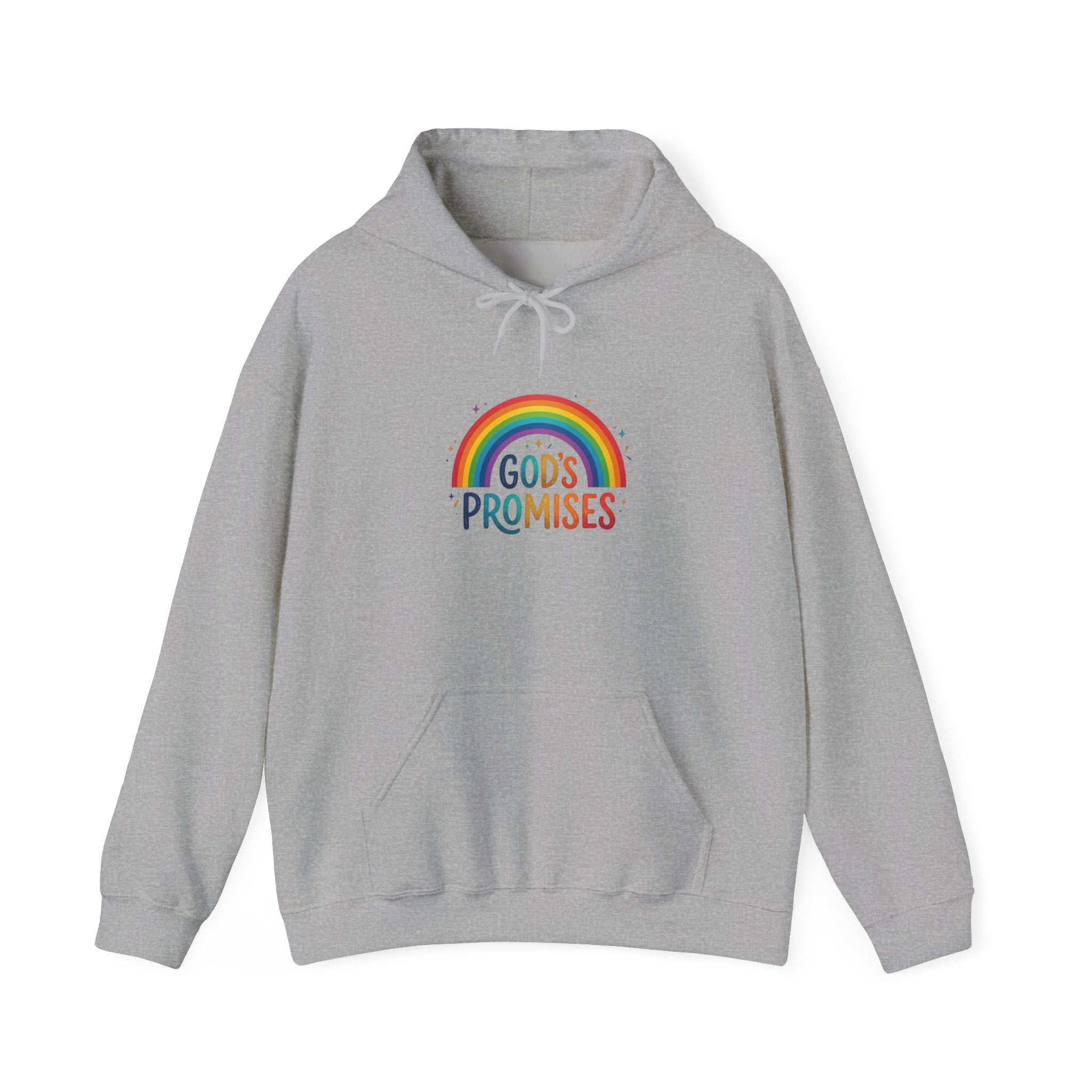 "God's Promises" Rainbow Christian Hoodie