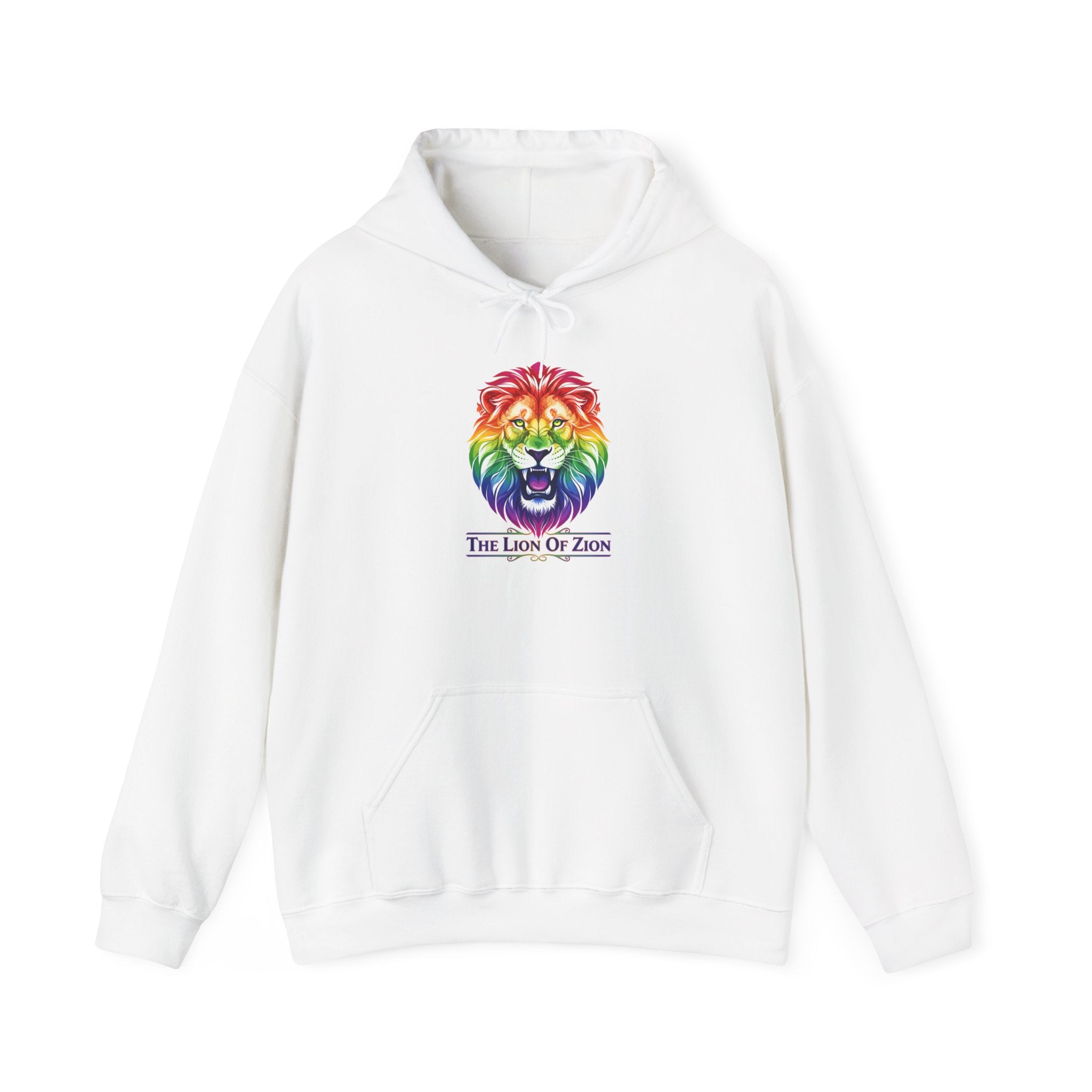 Rainbow Lion of Zion Hoodie