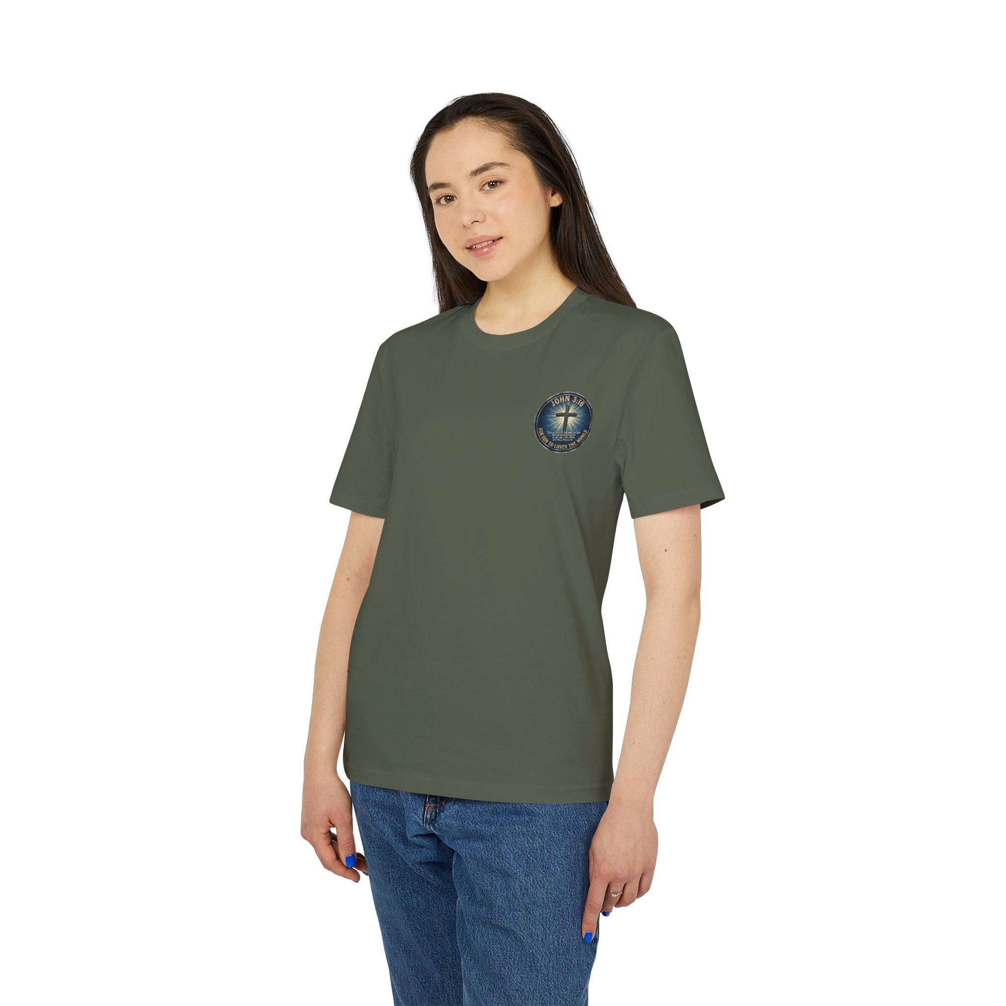 John 3:16 Cross T-shirt | Christian Faith Scripture Tee