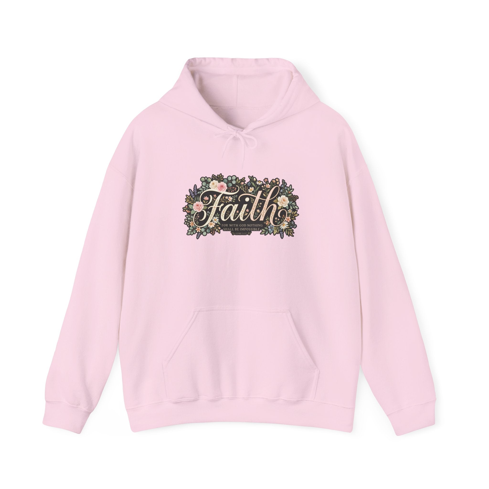 Faith Floral Hoodie