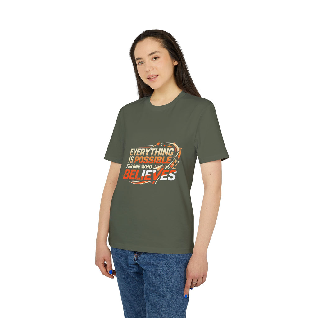 Everything Is Possible Believe T-Shirt — Inspirational Motivational Tee