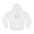 Blessed Floral Wreath Hoodie | Pastel Flowers, Script Typography