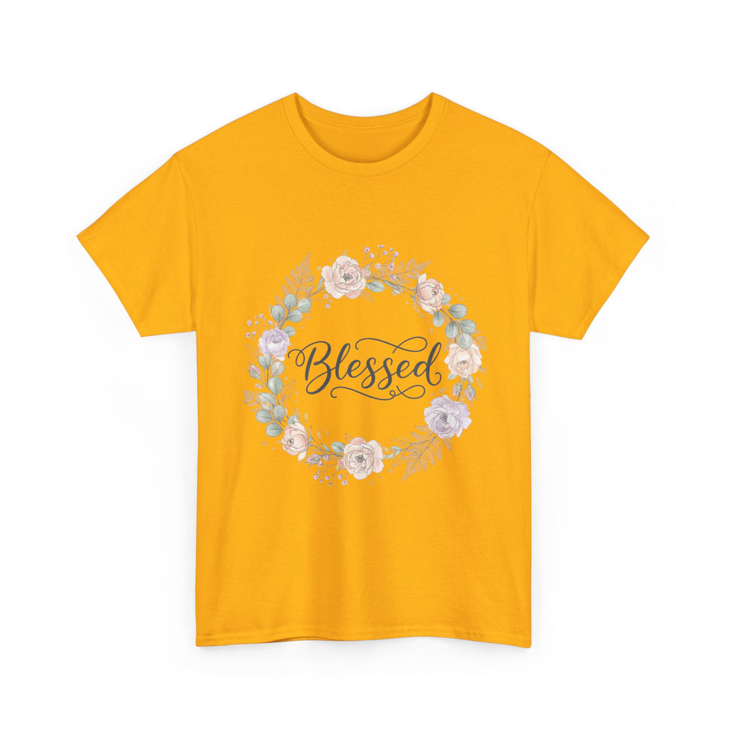 Blessed Floral Tee Christian Inspirational T-Shirt