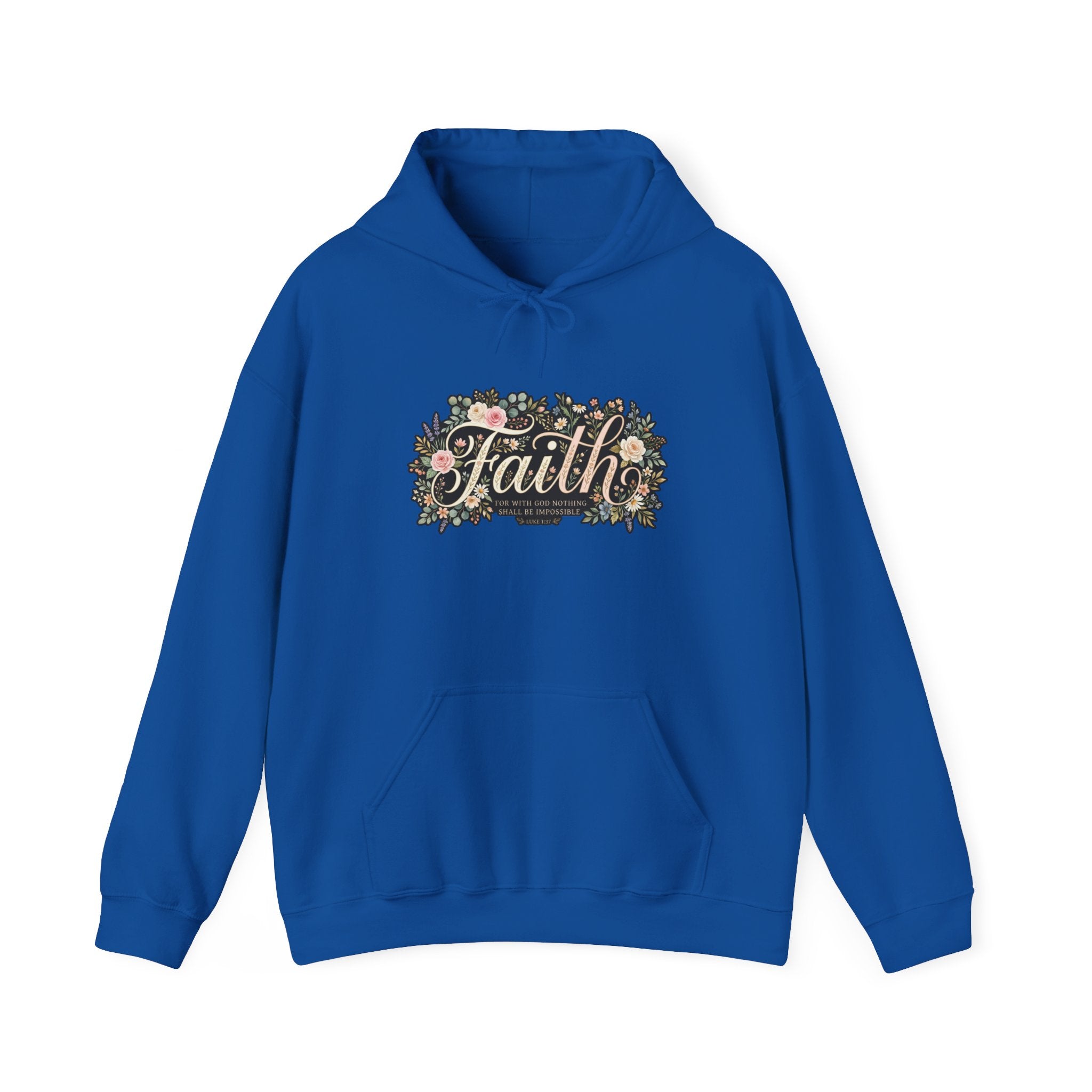 Faith Floral Hoodie