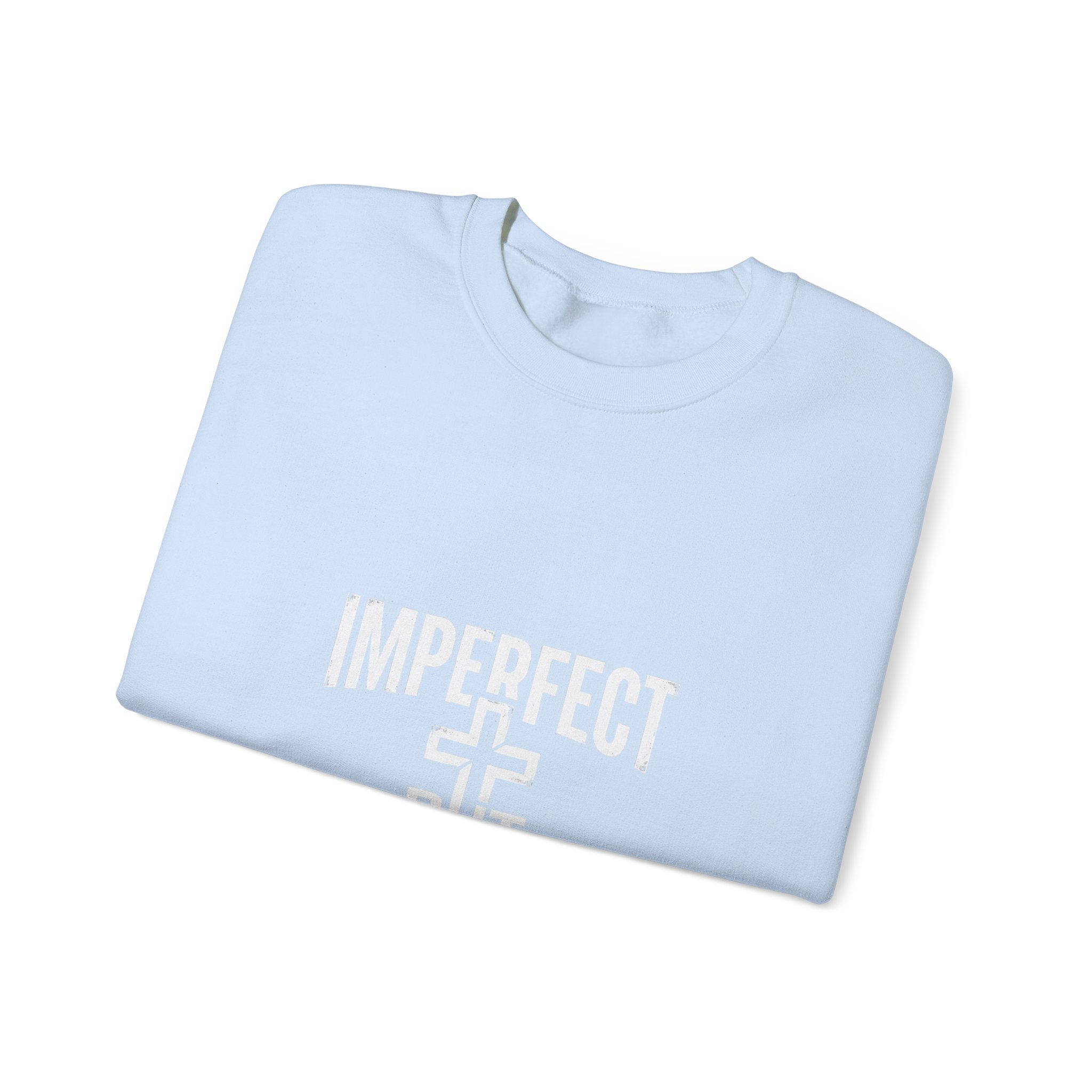 Imperfect But Forgiven sweatshirt | Christian faith cross crewneck