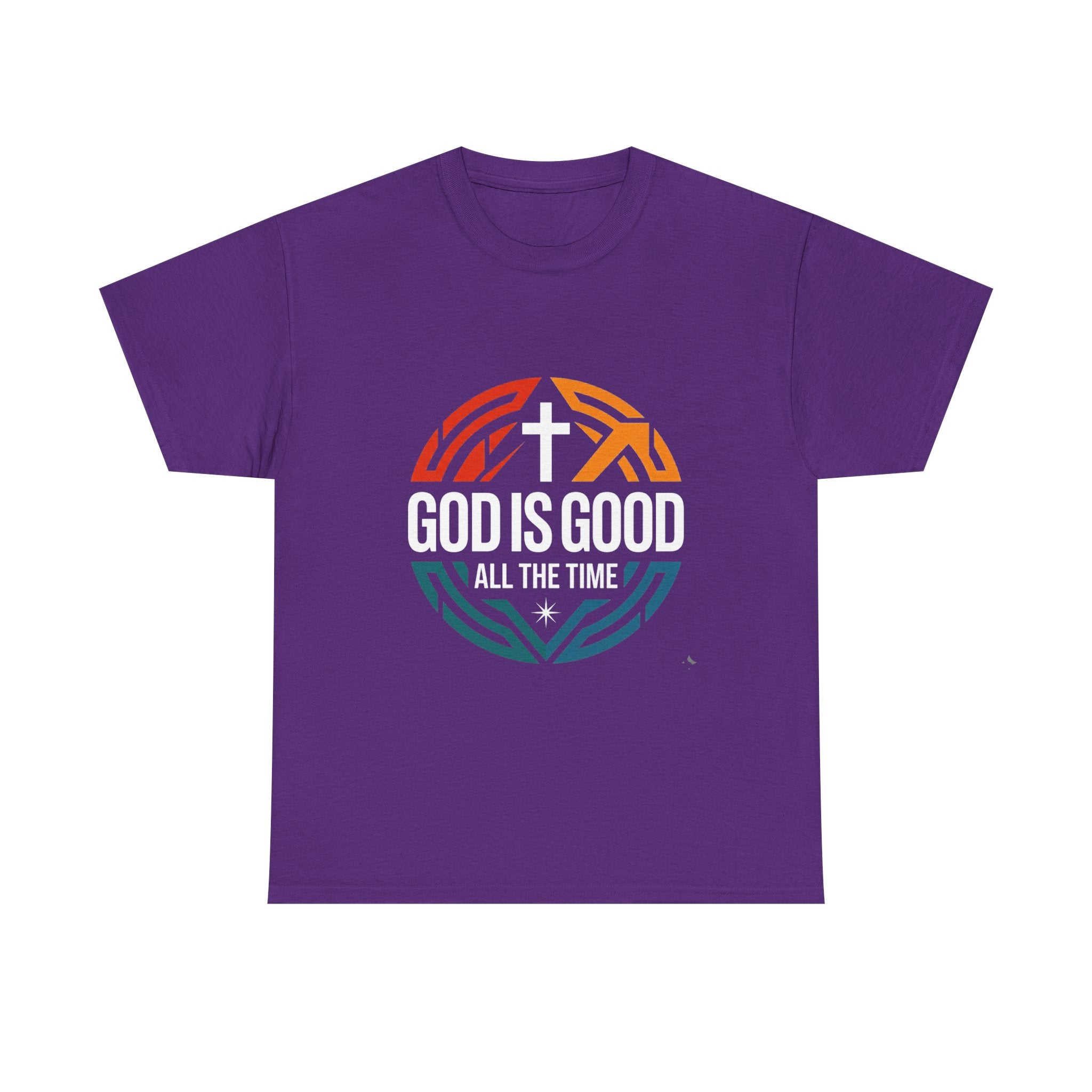 God Is Good All The Time T-Shirt — Christian Faith Cross Tee USA